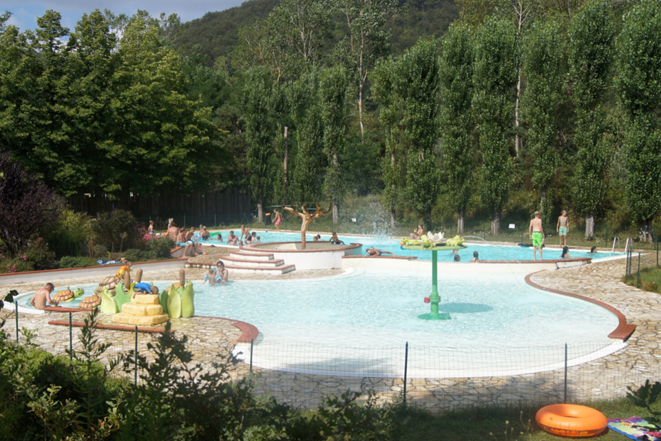 Fun pool at Tenuta Squaneto campsite