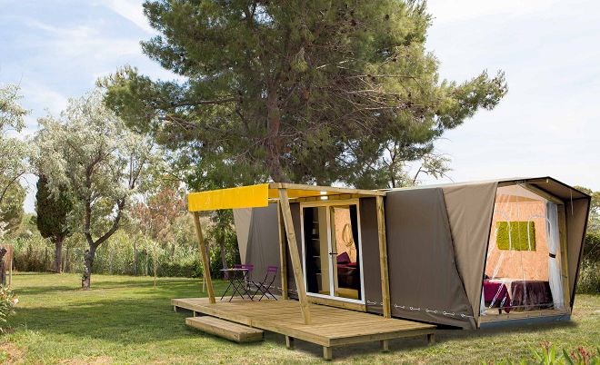 exceptional glamping tent