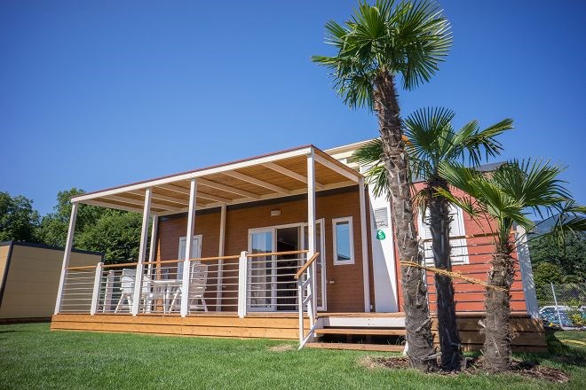 The PALMA 4 bungalows at Camping Campofelice