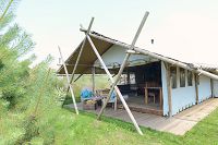 Beach lodges at Camping Duynpark in the Netherlands