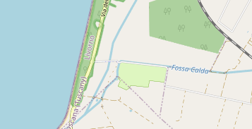 Glamping site on map