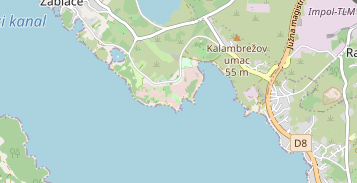 Glampingplatz auf Karte