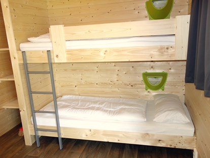 Luxury camping - Preisniveau: günstig - Niederrhein - Das Etagenbett für Kinder in der Lodge ©Campingpark Kerstgenshof - Campingpark Kerstgenshof Lodge für Familien auf dem Campingpark Kerstgenshof