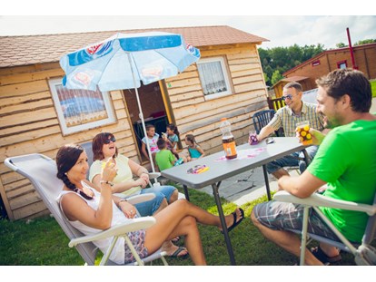 Luxury camping - Terrasse - Schäferhäusle - Camping & Ferienpark Orsingen Schäferhäusle auf Camping & Ferienpark Orsingen