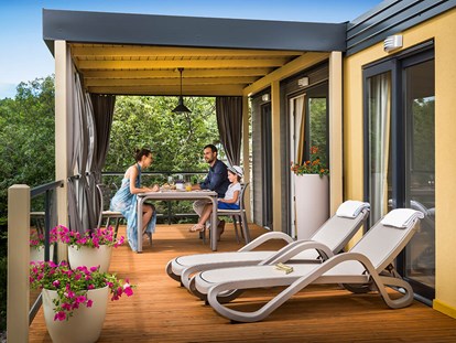 Luxuscamping - Klimaanlage - Istrien - Istra Premium Camping Resort - Meinmobilheim Orlandin Premium auf dem Istra Premium Camping Resort