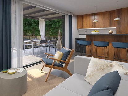 Luxuscamping - getrennte Schlafbereiche - Poreč - Istra Premium Camping Resort - Meinmobilheim Sunset Premium Villa auf dem Istra Premium Camping Resort
