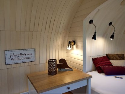 Luxury camping - Terrasse - Niederrhein - Eingangsbereich - Dingdener Heide Urlaubsnester