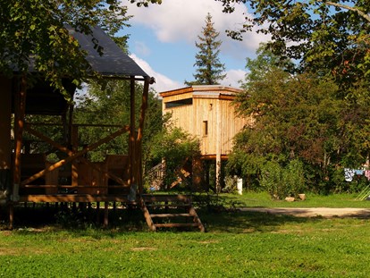 Luxury camping - Dusche - Haute Loire - CosyCamp Safari-Zelte auf CosyCamp