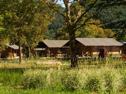 Luxuscamping - Kochmöglichkeit - Auvergne - CosyCamp Safari-Zelte auf CosyCamp
