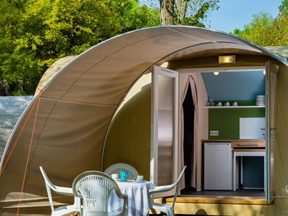 Luxury camping - Preisniveau: moderat - Italy - Spezielles Zelt "CoCo Sweet" auf Camping Ca'Savio - Camping Ca' Savio Zelt CoCo Sweet auf Camping Ca'Savio