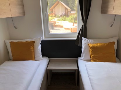Luxuscamping - WC - Krain - Glamping Chalet - Lakeside Petzen Glamping Resort Glamping Chalet 43m²  mit großer Terrasse im Lakeside Petzen Glamping