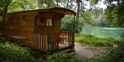 Luxuscamping - WC - Brandenburg - Wurlwagen - Naturcampingpark Rehberge Wurlwagen mit Seeblick - Naturcampingpark Rehberge