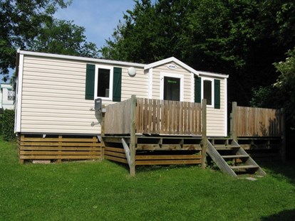 Luxury camping - Preisniveau: moderat - Luxembourg - Mercure Camping Neumuhle Luxemburg Mullerthal - Camping Neumuehle Muellerthal Mercure MobilHeim Glamping Neumuhle Luxemburg. 4 Pers. 2 Schlaffzimmer. Douche. Wc.