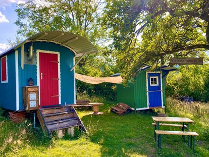 Luxury camping - Unterkunft alleinstehend - Hesse - Bauwagenlodge - Ecolodge Hinterland Bauwagen Lodge