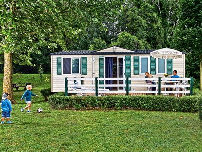 Luxury camping - Preisniveau: moderat - Weinviertel - Viel Raum für alle - Donaupark Camping Tulln Mobilheime auf Donaupark Camping Tulln