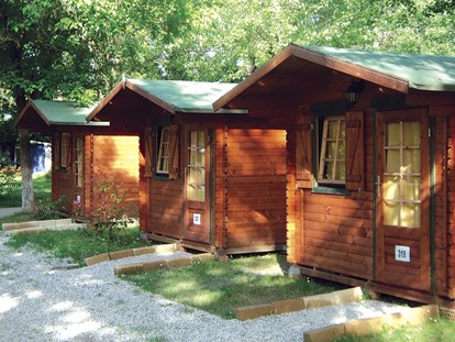 Luxuscamping - Preisniveau: günstig - Italien - Camping Rialto Mini-Chalets für 3 Personen auf Camping Rialto