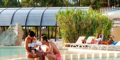 Luxuscamping - Klimaanlage - Gironde - Camping Atlantic Club Montalivet - Vacanceselect Mobilheim Premium 4/5 Personen 2 Zimmer von Vacanceselect auf Camping Atlantic Club Montalivet