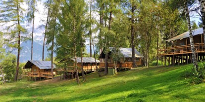 Luxury camping - Preisniveau: exklusiv - Tyrol - Safari-Lodge-Zelte - Nature Resort Natterer See Safari-Lodge-Zelt "Rhino" am Nature Resort Natterer See