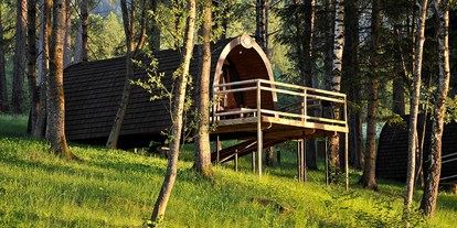 Luxuscamping - WC - Panorama Wood-Lodge - Nature Resort Natterer See Wood-Lodges am Nature Resort Natterer See