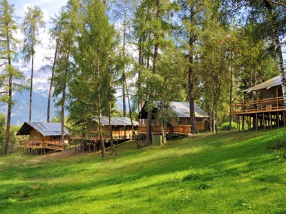 Luxury camping - Sonnenliegen - Tyrol - Safari-Lodge-Zelte im Nature Resort - Nature Resort Natterer See Safari-Lodge-Zelt "Lion" am Nature Resort Natterer See