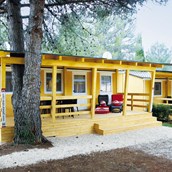 Glamping accommodation - Luxusmobilheim von Gebetsroither am Camping Valkanela