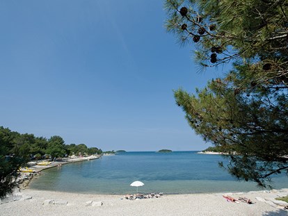 Luxury camping - Parkplatz bei Unterkunft - Istria - Camping Valkanela - Gebetsroither Luxusmobilheim von Gebetsroither am Camping Valkanela