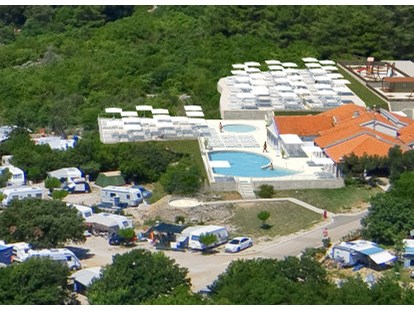 Luxury camping - Terrasse - Zadar - Šibenik - Krk Premium Camping Resort - Gebetsroither Luxusmobilheim von Gebetsroither am Krk Premium Camping Resort