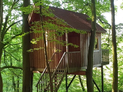 Luxury camping - Unterkunft alleinstehend - Baumhaus Ahletal, mit Platz für bis zu sechs Personen. - Baumhaushotel Solling Baumhaushotel Solling