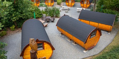 Luxuscamping - Art der Unterkunft: Schlaffass - Deutschland - Campingplatz "Auf dem Simpel" Schlaf-Fass auf Campingplatz "Auf dem Simpel"
