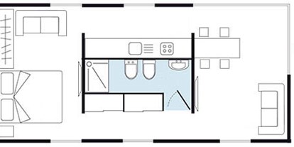 Luxuscamping - Kühlschrank - Cavallino - Union Lido - Suncamp Camping Suite MV Collection auf Union Lido