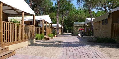Luxury camping - Terrasse - Venedig - Union Lido - Suncamp Zelt MV Collection auf Union Lido