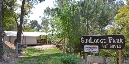 Luxury camping - Dusche - Draguignan - Camping Leï Suves - Suncamp SunLodges von Suncamp auf Camping Leï Suves
