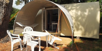 Luxuscamping - Terrasse - Loire-Atlantique - Camping de l’Etang Coco Sweet auf Camping de l'Etang
