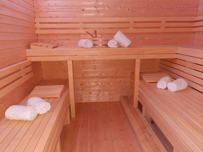 Luxury camping - Terrasse - Sauna - Campotel Nord-Ostsee Camping Pods