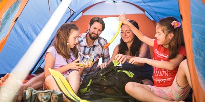 Luxuscamping - Art der Unterkunft: Safari-Zelt - Übernachten im Birkenwäldchen mit Zelt - Trixi Ferienpark Zittauer Gebirge Trixi Ferienpark Zittauer Gebirge