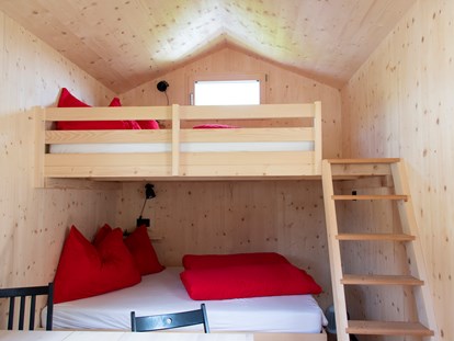 Luxuscamping - Unterkunft alleinstehend - Südtirol - Meran - Chamonna Jaura innen - Camping Muglin Müstair Camping Muglin Müstair