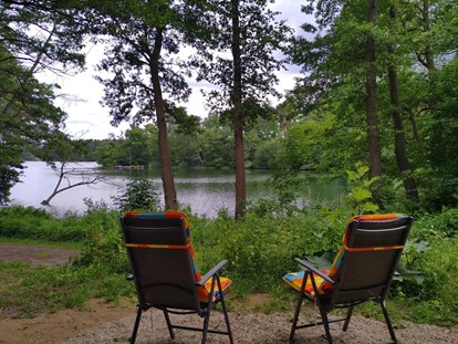 Luxury camping - getrennte Schlafbereiche - Seenplatte - Naturcampingpark Rehberge Tiny House Nala am Wurlsee - Naturcampingpark Rehberge