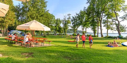 Luxuscamping - Art der Unterkunft: spezielle Unterkunft - Kiosk am Campingplatz Pilsensee - Pilsensee in Bayern Schlaffass direkt am Pilsensee in Bayern