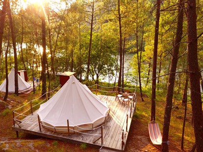 Luxury camping - Porto e Norte de Portugal - Lima Escape Glamour Bell Tent von Lima Escape