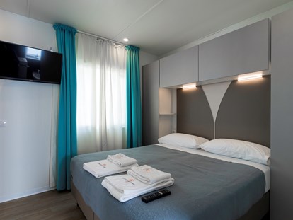 Luxuscamping - WC - Venetien - Doppelzimmer - Camping Ca' Pasquali Village Mobilheim Venice Platinum auf Camping Ca' Pasquali Village
