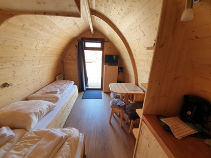 Luxuscamping - Art der Unterkunft: Hütte/POD - Deutschland - Innenansicht - Campingplatz "Auf dem Simpel" Schnuckenbude auf Campingplatz "Auf dem Simpel"