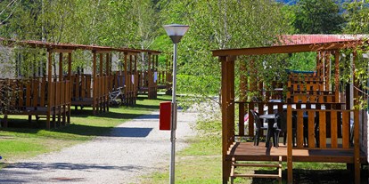 Luxury camping - Kaffeemaschine - Lago Maggiore - Campingplatzareal - Conca D'Oro Camping & Lodge Residence Il Borgo Delle Arti