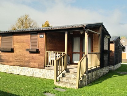 Luxuscamping - Angeln - standart Mobilhome - Camping Seefeld Park Sarnen *****