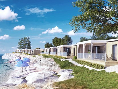 Luxuscamping - barrierefreier Zugang ins Wasser - Kroatien - Aminess Maravea Camping Resort - Meinmobilheim