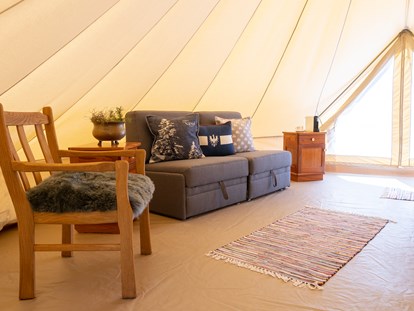 Luxuscamping - Bademöglichkeit für Hunde - Luxuriöse Ausstattung mit dem Komfort eines Hotelzimmers - Camping Gerhardhof
