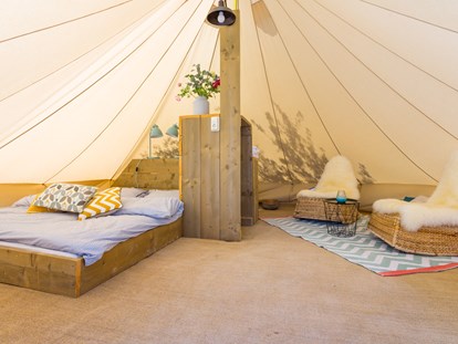 Luxuscamping - Hundewiese - Bell zelt eltern (1x doppelbett) - Boutique camping Nono Ban