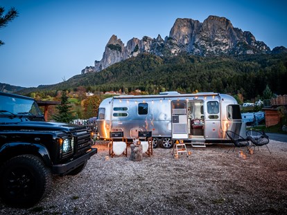 Luxury camping - gut erreichbar mit: Motorrad - Camping Seiser Alm