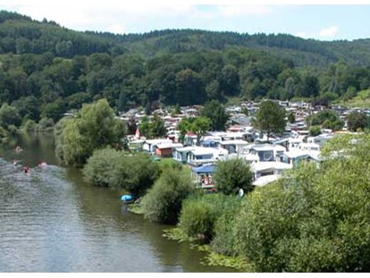 Luxuscamping - barrierefreier Zugang ins Wasser - Camping Odersbach