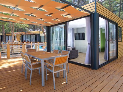 Luxuscamping - gut erreichbar mit: Schiff - Luxuriöse Mobilheime- Typ: Freed-Home - Camping Cikat