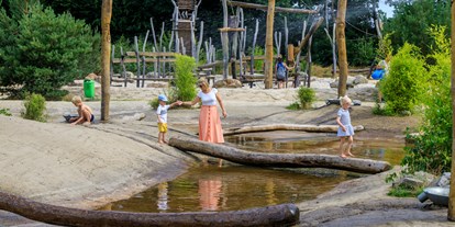 Luxuscamping - Swimmingpool - Wasserspielplatz in der Abenteuerwelt Germanenland

 - Alfsee Ferien- und Erlebnispark